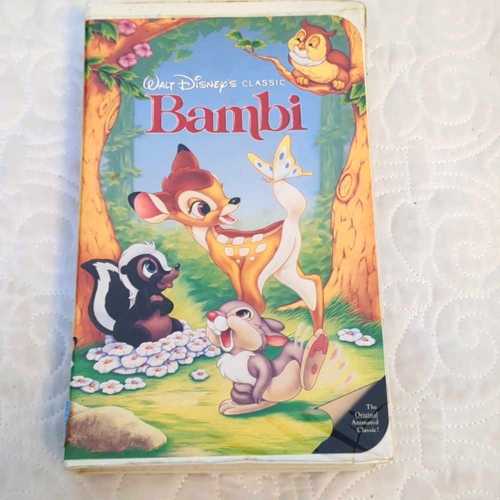 Disney Black Diamond Bambi VHS Tape
